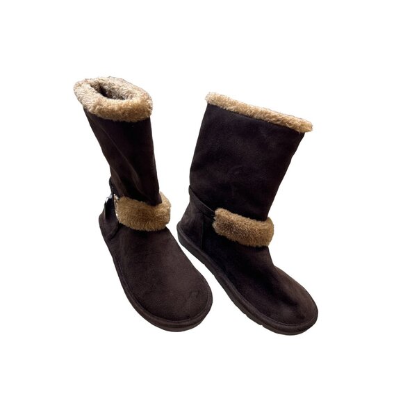 Michael Kors women’s brown faux fur ankle boots shoes size 3 SKU 3807 - Picture 1 of 10
